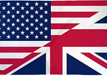 English British American Flag